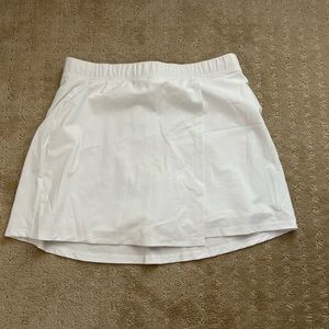 White Abercrombie skort